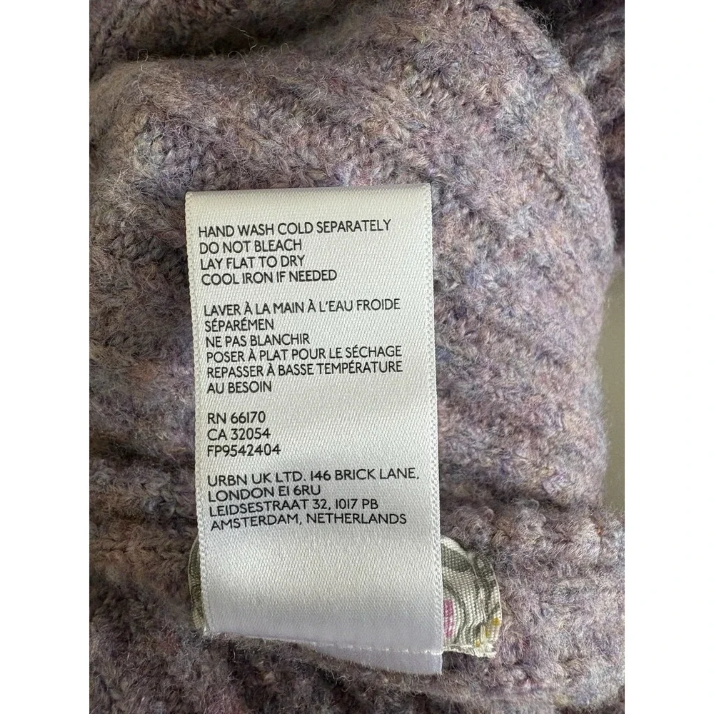 Free People Hit The Ground Light Purple Scarf